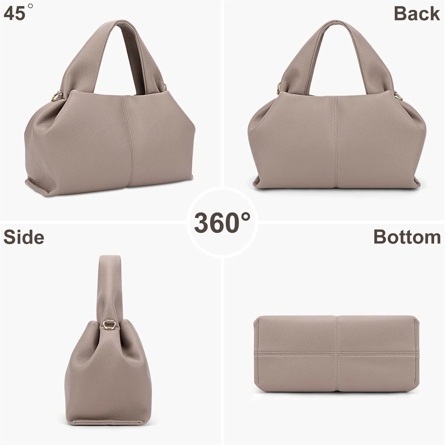Juoxeepy Crossbody Bag Purse Satchel Handbag for Women Shoulder Bag Chic Dumpling Cloud Bag Clutch Purse