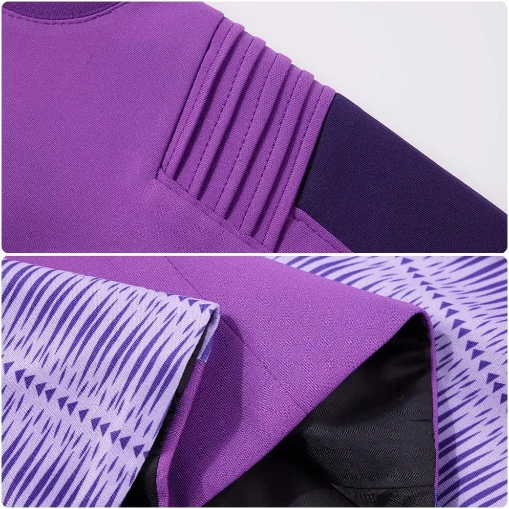 Kate Bishop Cosplay Costume Purple Jacket Pant Full Set Combat Uniform Outfits Halloween Carnival Suit for Women Men