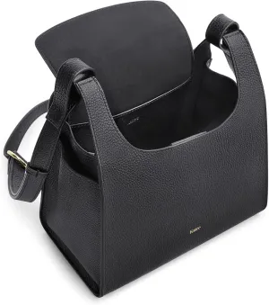 Kattee Small Soft Leather Crossbody Bag for Women Purses Handbags Shoulder Satchel Fashionable Lightweight Design Minimalism