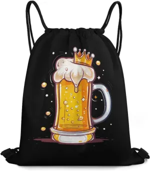 Kings Day Netherlands & Holland Sports Gym Bag Lightweight Drawstring Backpack String Bag for Travel Hiking