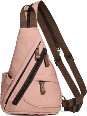 KL928 Sling Bag - Small Crossbody Backpack Shoulder Casual Daypack Rucksack for Men Women