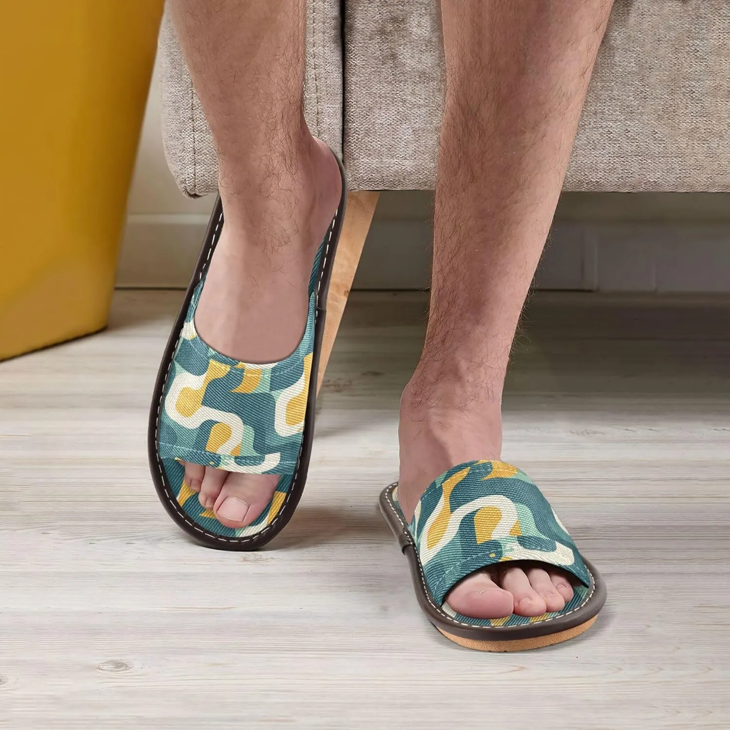 KLL Shower Slippers Indoor and Outdoor Washable Non-Slip Dorm Home Slides for Pool, Hotel, Travel