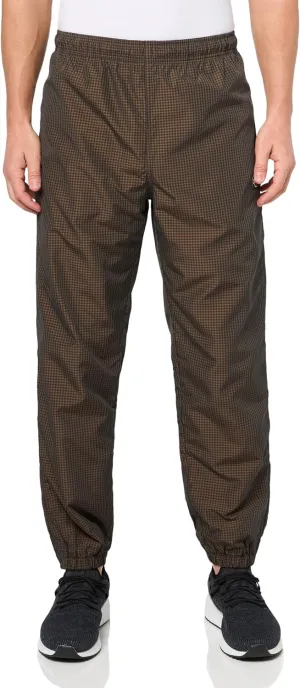 Lacoste Men's Water-Repellent Check Twill Trackpants