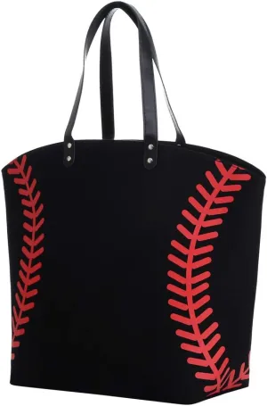 Large Baseball Tote Bag Sports Prints Utility Tote Beach Bag Travel Bag