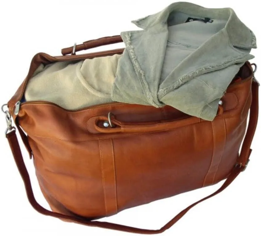 Large Carry-On Satchel, Saddle, One Size