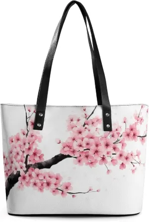 Large Leather Tote Bag Travel Work Daily Essentials Handbag For Women Men