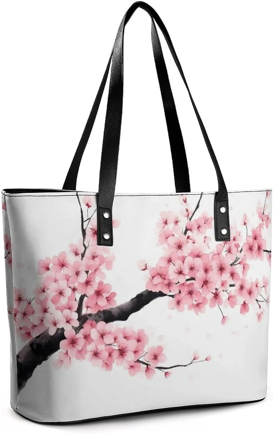 Large Leather Tote Bag Travel Work Daily Essentials Handbag For Women Men