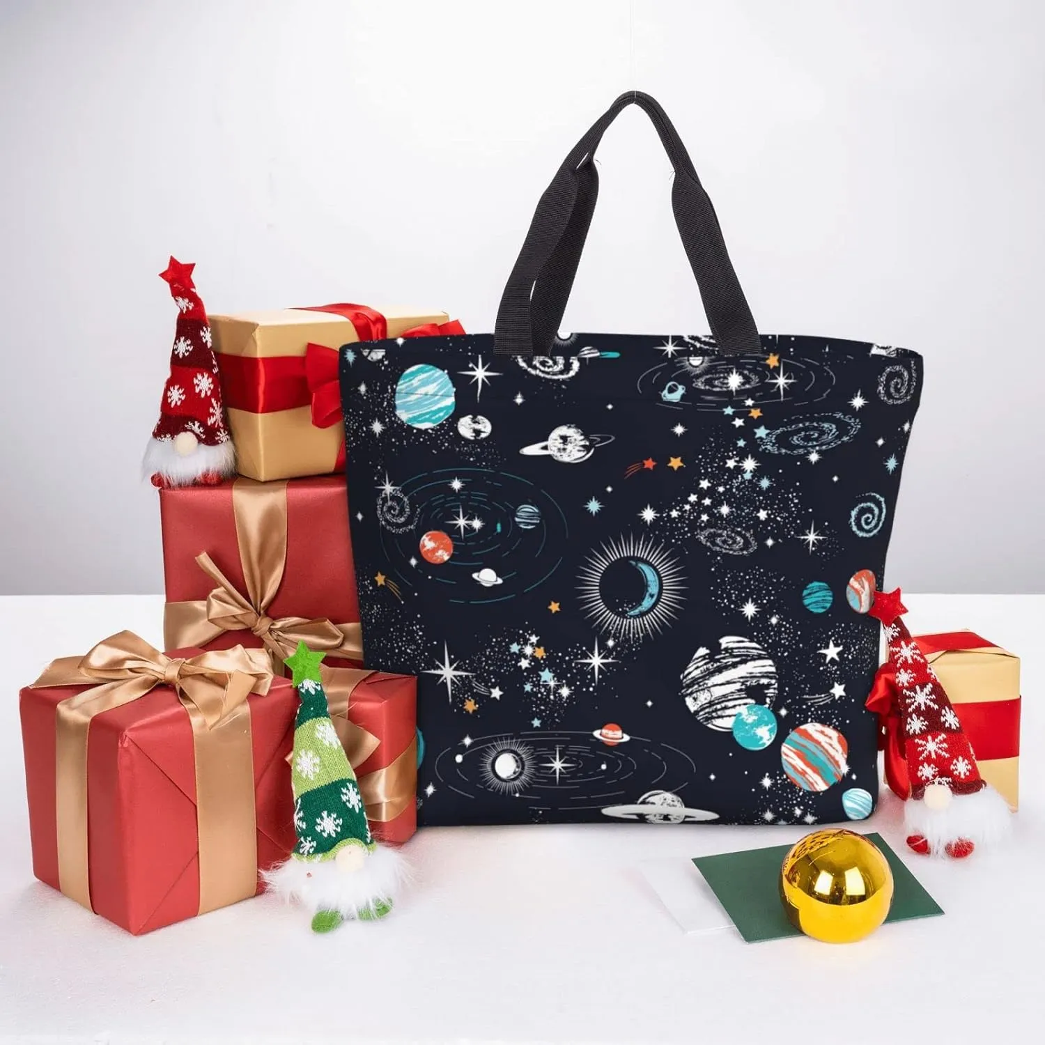 Large Tote Bag for Women Men,Reusable Beach Shoulder Bag Casual Handbag for Travel Shopping Grocery Work