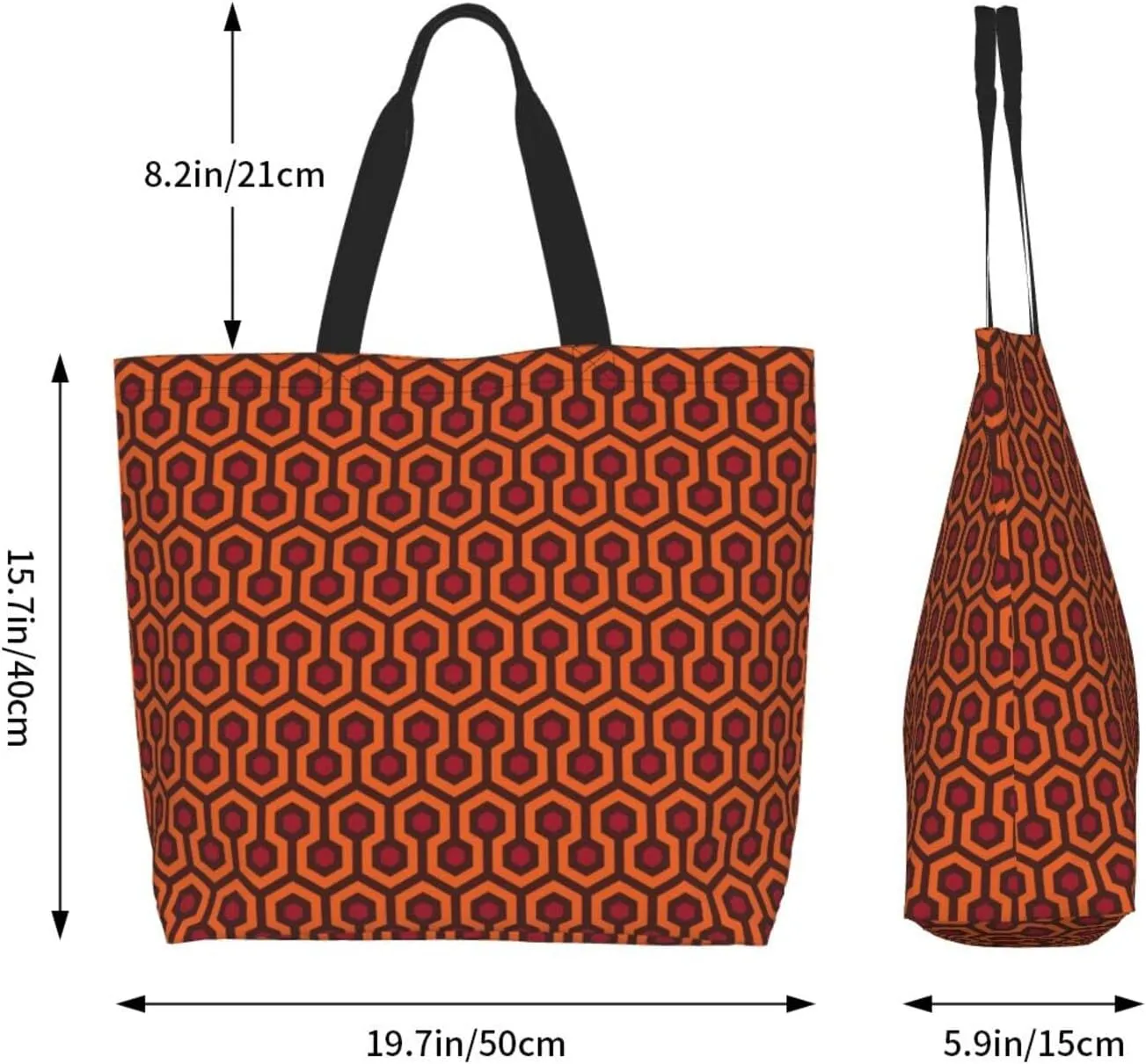 Large Tote Bag for Women Waterproof Reusable Shoulder Bag for Beach Travel Work and Grocery Shopping