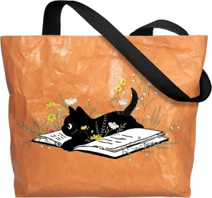 Large Tyvek Tote Bag Aesthetic Beach Bag - Cute Reusable Waterproof Size 19'' ×13'' for Women Girls Shopping, Gym