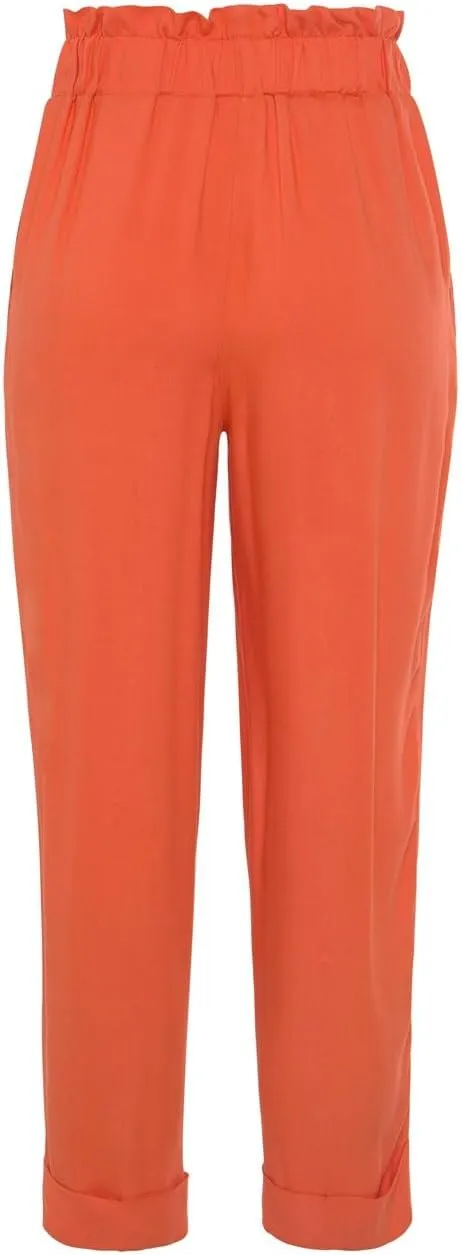 LASCANA Women's Paperbag Waist Ankle Pants