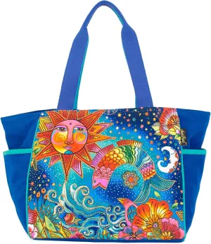 Laurel Burch Celestial Magic Medium Tote Bag
