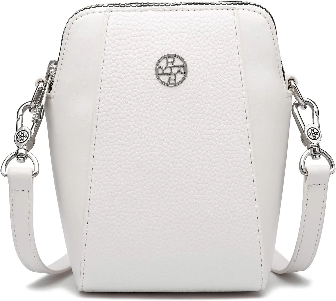 Leather Cell Phone Bag,Wallet Purse,Crossbody Bag for Women,Shoulder Bags,Adjustable Strap Double Zip Bags