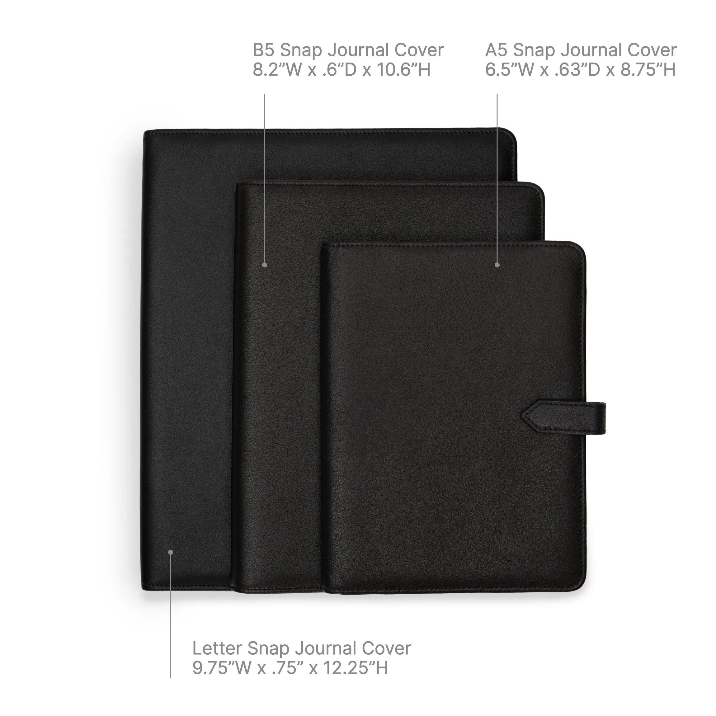 Letter Snap Bound Journal Sand