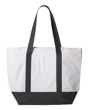 Liberty Bags Bay View Zipper Tote Bag - 7006