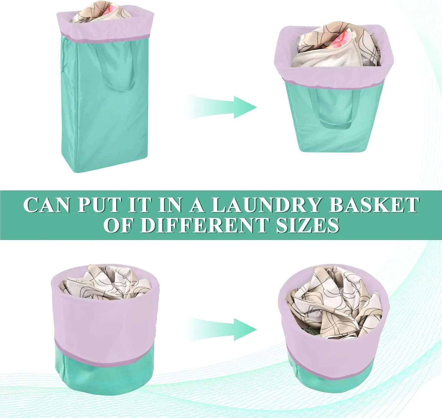 Lilac Lingerie Bags, Laundry Wash Bags, Bra Bag for Washing Machine