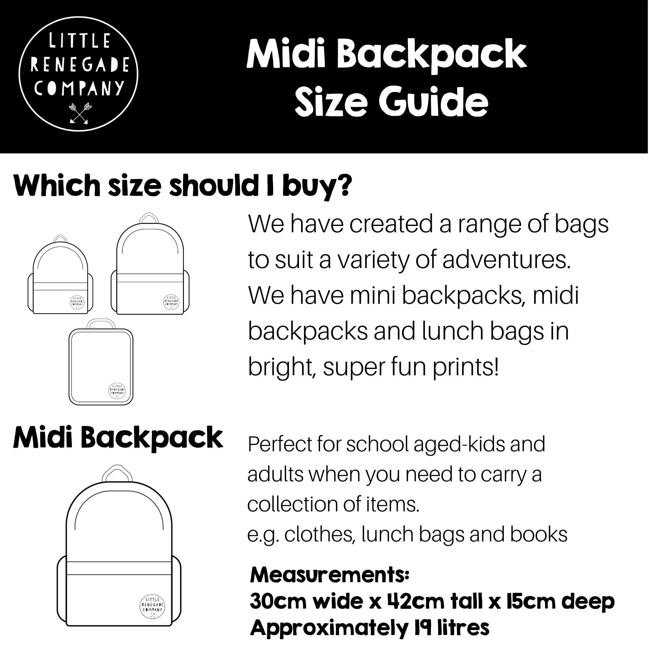 Little Renegade Company Backpack - MIDI - Oakland