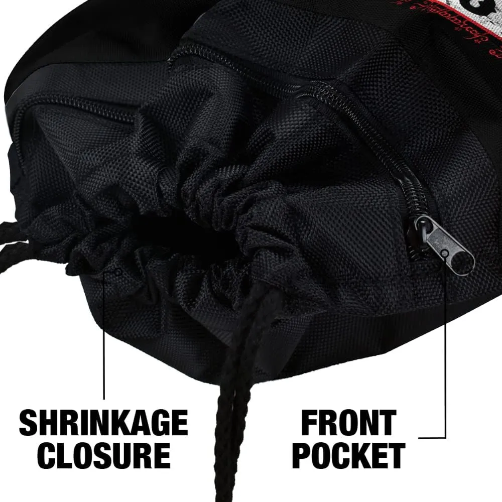 LOGOVISION Lord of The Rings Mordor Drawstring Backpack Sports Bag Sackpack 17" x 13", Perfect for Gym, Yoga or Practice