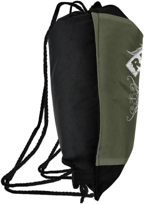 LOGOVISION Lord of The Rings Rivendell Drawstring Backpack Sports Bag Sackpack 17" x 13", Perfect for Gym, Yoga or Practice