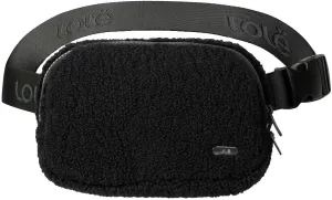 LOLË Lole - Sherpa Belt Bag, Unisex, Black, Black, Adjustable,Multipurpose