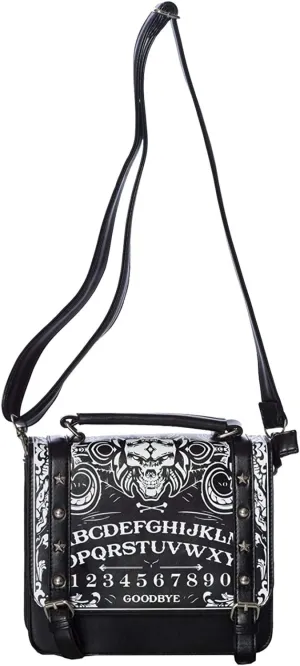 Lost Queen Ouija Board Small Gothic Adjustable Satchel Bag