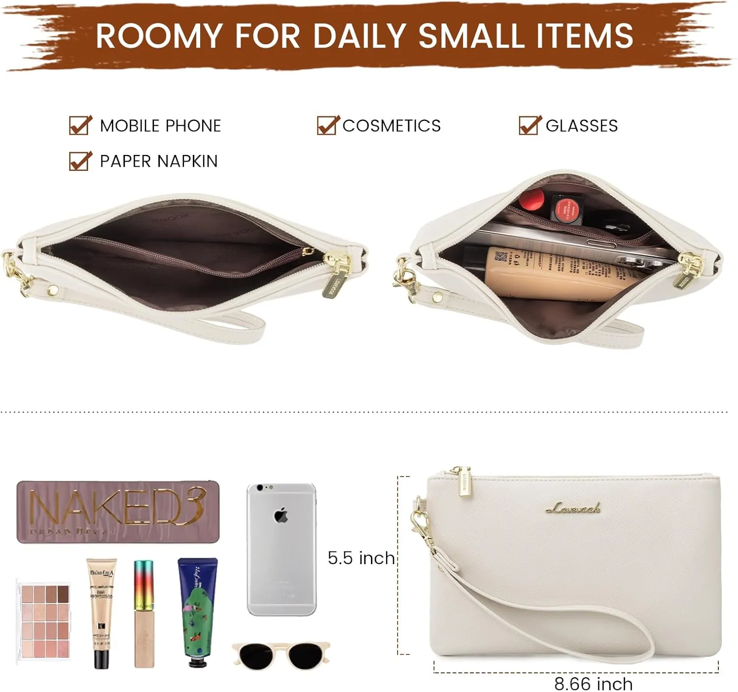 LOVEVOOK Women's 15.6 Inch Laptop Tote Briefcase Business Office Bag