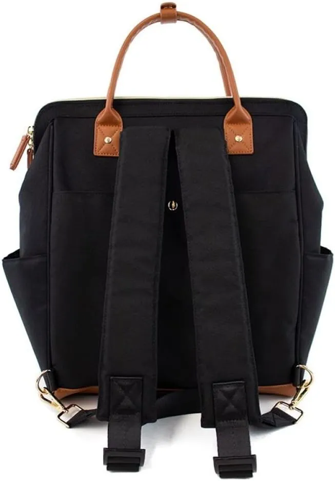 Maevn ReadyGO Water-Resistant Clinical Tote Backpack in Heather (Black)
