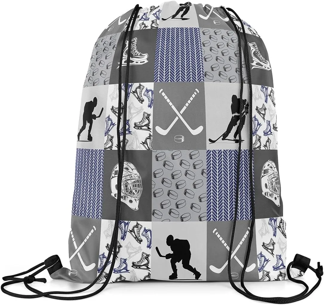 Manfei Ice Hockey Sports Drawstring Backpack