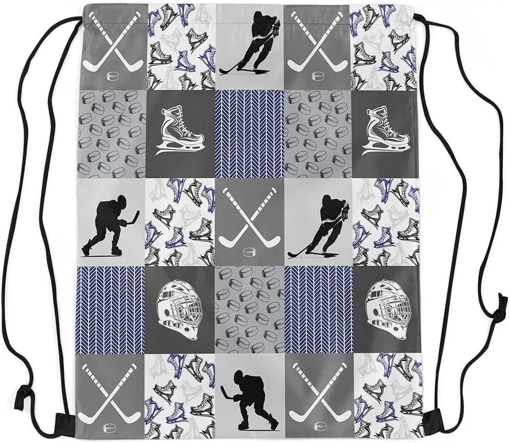 Manfei Ice Hockey Sports Drawstring Backpack