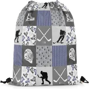 Manfei Ice Hockey Sports Drawstring Backpack