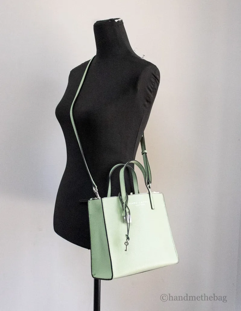 Marc Jacobs Mini Grind Mint Green Pebbled Leather Tote