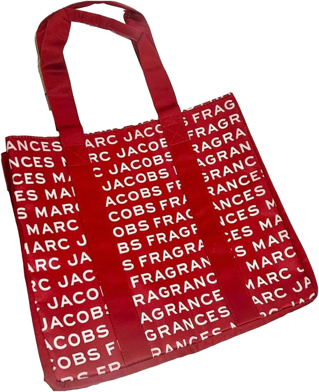 Marc Jacobs Signature Logo Red Fragrance Tote Bag (13L X 12H x 3W) - 2727