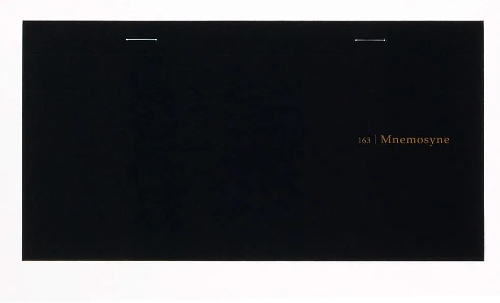 Maruman MNEMOSYNE Weekly Planner 3.54 x 7.95 Inches, Mon - Sun special ruled, 30 Sheets (N163)