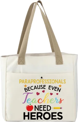 MBMSO Paraprofessional Tote Bag Paraprofessional Appreciation Beach Bag Paraeducator Gifts Teaching Assistant Gifts Handbag