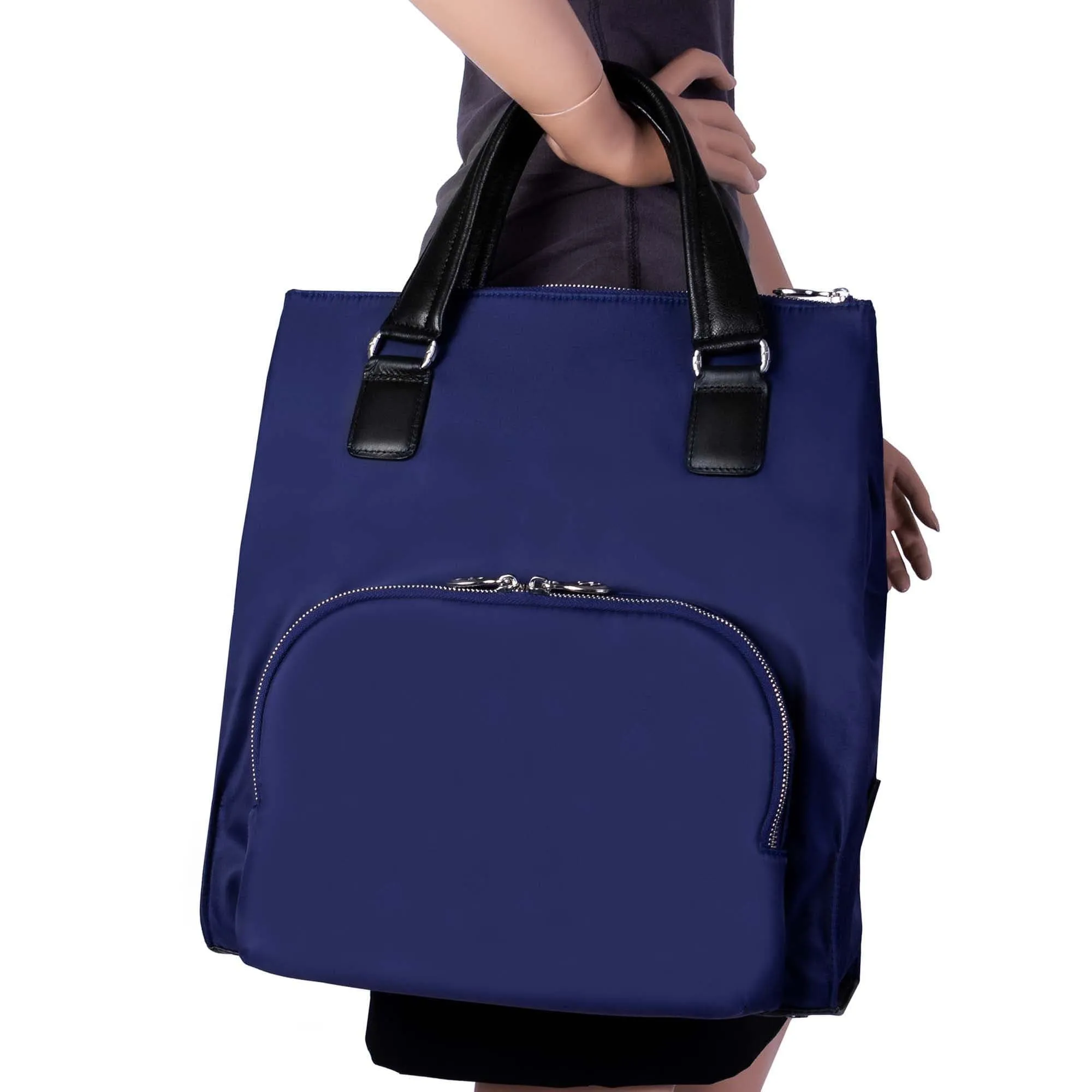 McKlein USA Sofia 3-In-1 Nylon Ladies Convertible Backpack Tote Bag