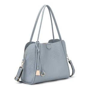 Mellow World Sandi 3 Compartment Blue Grey Satchel