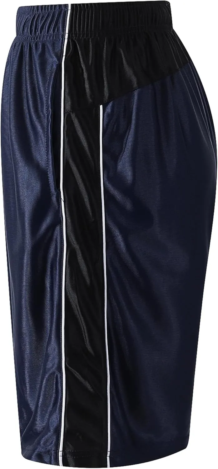 Men's 11'' Cool Basketball Shorts with Pockets Long Gym Athletic Shorts Running Quick-Dry Drawstring