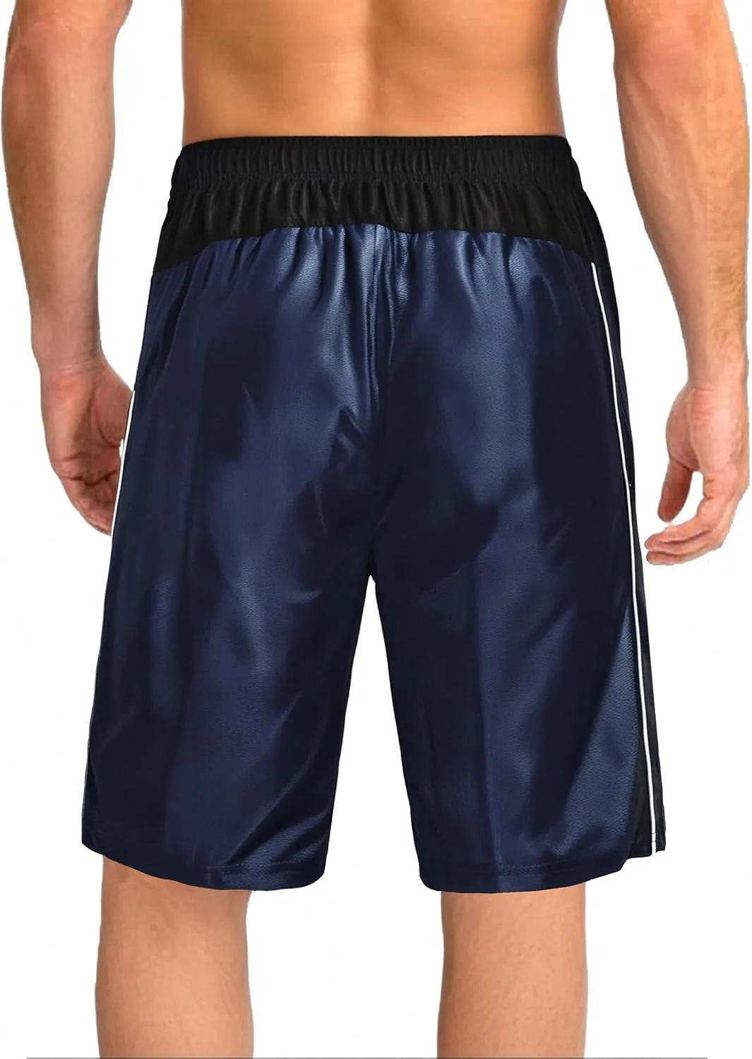 Men's 11'' Cool Basketball Shorts with Pockets Long Gym Athletic Shorts Running Quick-Dry Drawstring