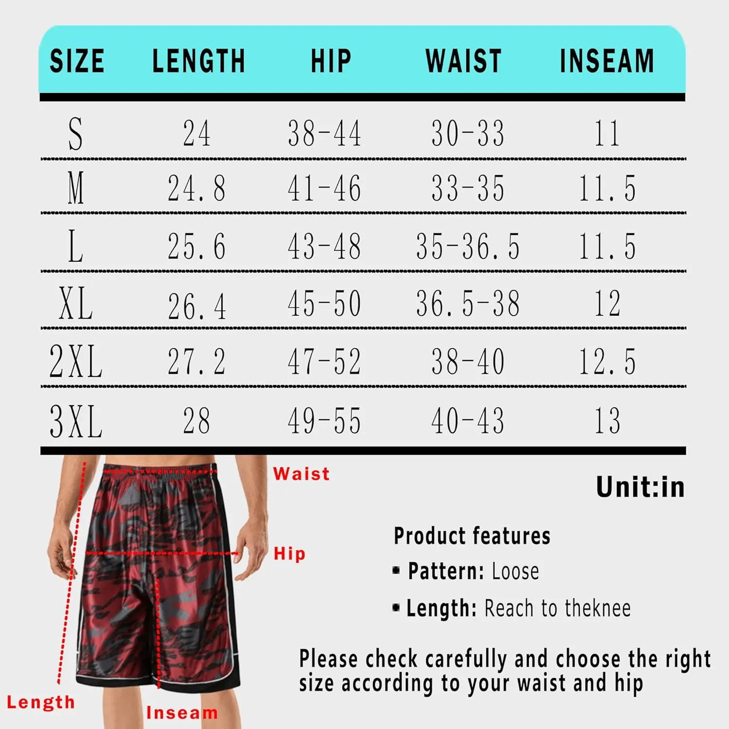 Men's 11'' Cool Basketball Shorts with Pockets Long Gym Athletic Shorts Running Quick-Dry Drawstring