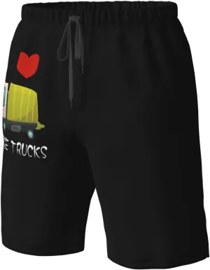 Men's Beach Shorts Drawstring Quick Dry Running Shorts Comfortable Loose Gym Shorts Swimsuit Pants with Pockets