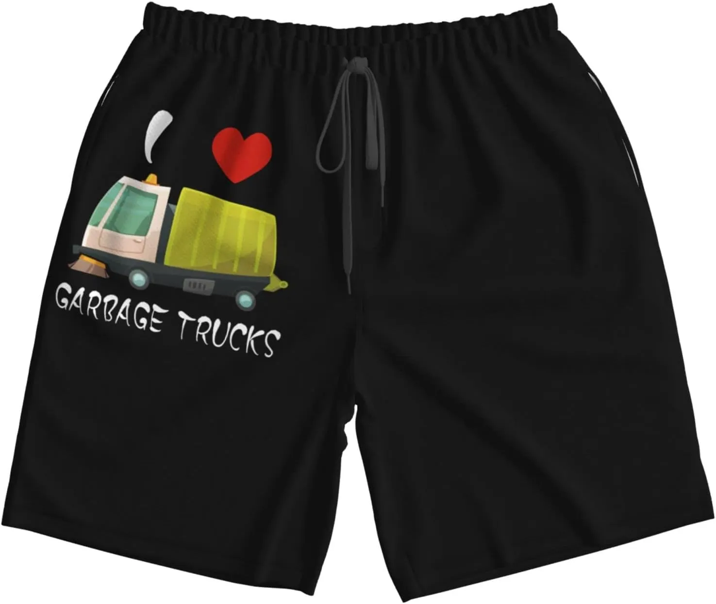 Men's Beach Shorts Quick Dry Shorts Comfortable Loose Drawstring Gym Shorts Running Swimsuit Pants with Pockets