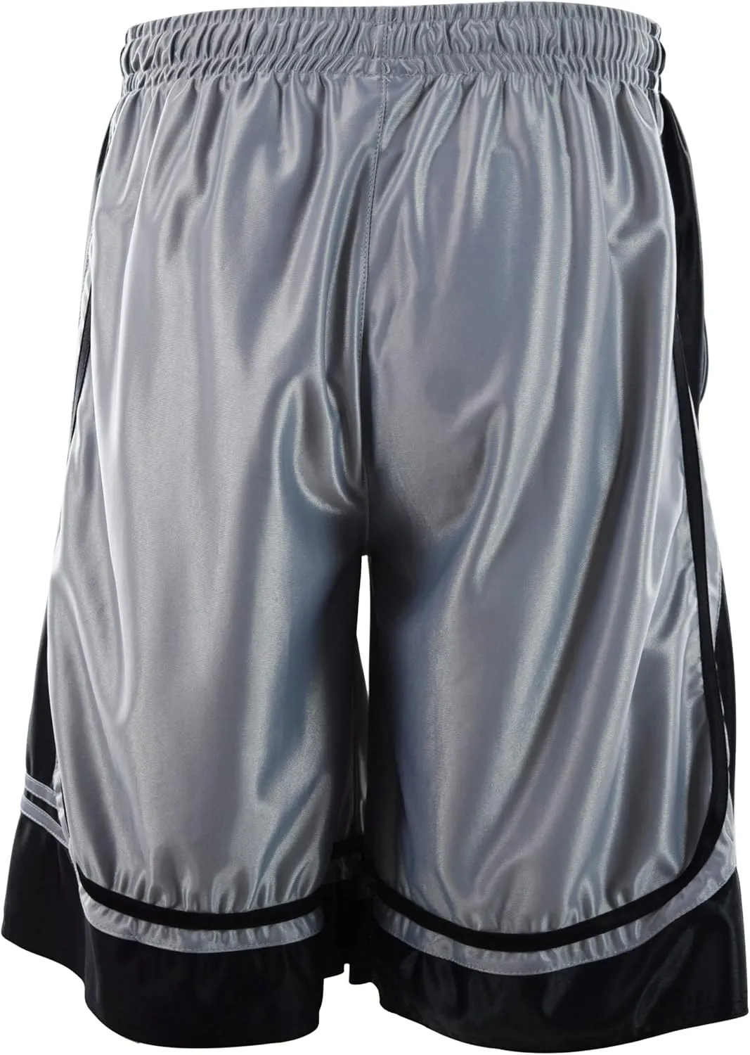 Mens Gym Training Basketball Shorts with Zippered Pockets