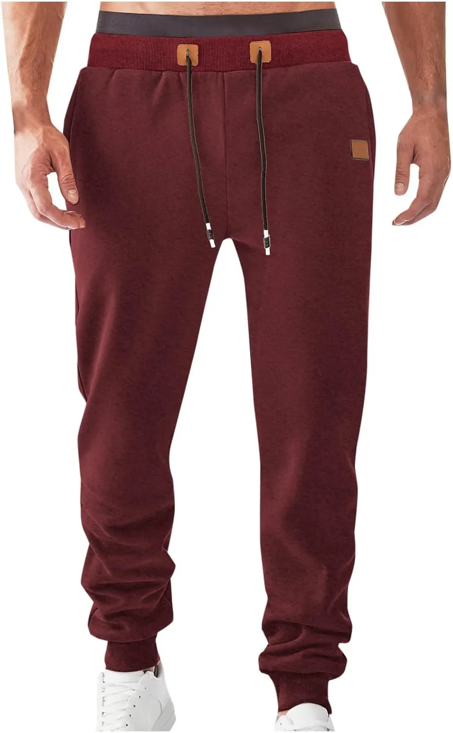 Mens Jogger Pants Athletic Sport Training Drawstring Sweatpants with Pocket Elastic Waist Running Gym Pants