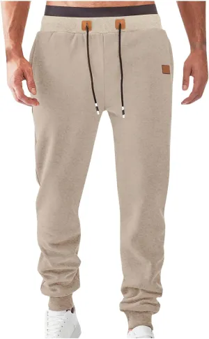 Mens Jogger Pants Athletic Sport Training Drawstring Sweatpants with Pocket Elastic Waist Running Gym Pants