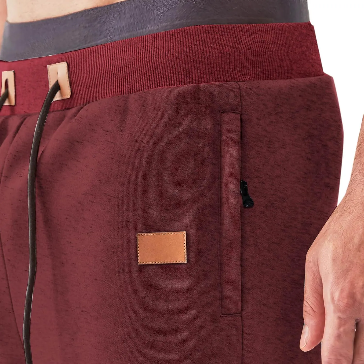 Mens Jogger Pants Athletic Sport Training Drawstring Sweatpants with Pocket Elastic Waist Running Gym Pants