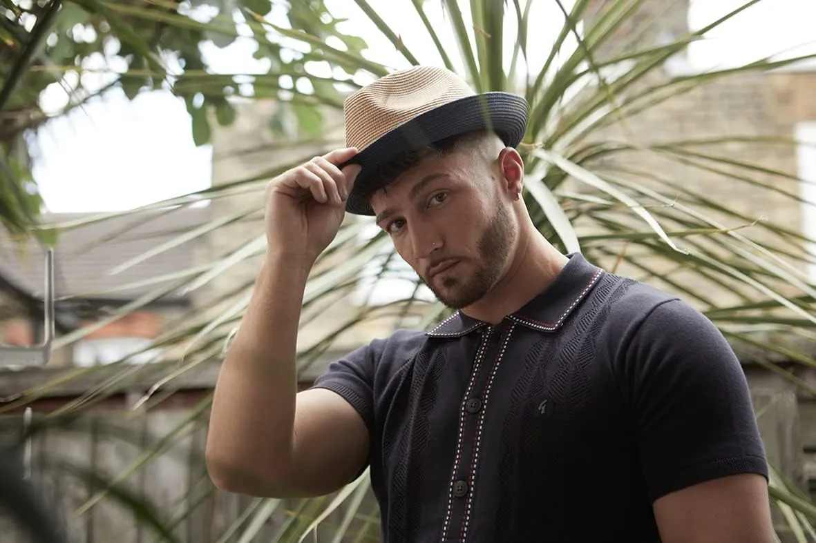 Mens Summer Crushable & Packable Straw Fedora Hat - Florence