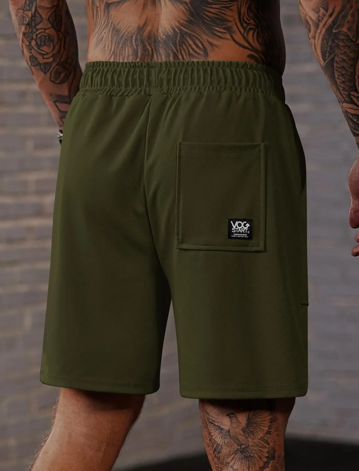 Men's Sweat Shorts Elastic Waist Drawstring 6'' Inseam Casual Gym Athletic Shorts with Pockets (S-3XL)
