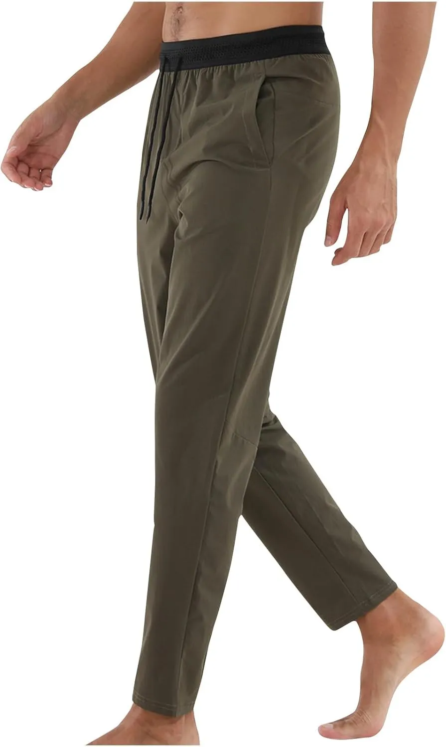 Mens Sweatpants Joggers Mens Sweatpants Tapered Gym Running Workout Pants Athletic Drawstring Joggers with Pockets