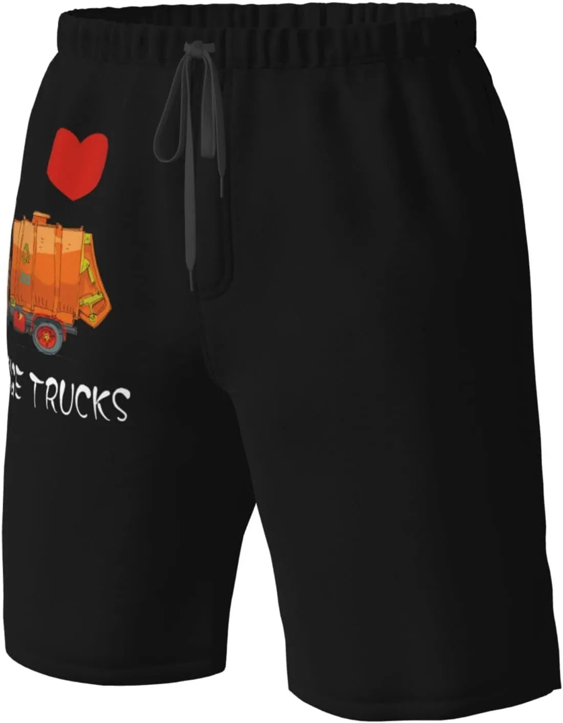 Men's Swim Trunks Beach Shorts Drawstring Quick Dry Running Shorts Comfortable Loose Gym Shorts Swimsuit Pants with Pockets