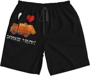 Men's Swim Trunks Beach Shorts Drawstring Quick Dry Running Shorts Comfortable Loose Gym Shorts Swimsuit Pants with Pockets